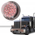 G-plus Clear Lens Red Led Light Marker Turn Signal Lamp W Base Universal