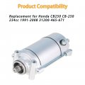 Wflnhb Starter Motor Replacement For Honda Cb250 Cb-250 234cc 1991-2008 31200-465-671