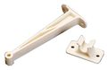 013-086w 3 In White Plastic Door Holdback Set Of 1 