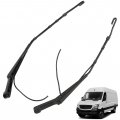 2-pack Front Left And Right Windshield Wiper Arm Black Replacement For 2004-2006 Sprinter 2500 3500 9018200044 9018200144