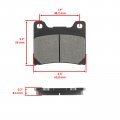 Rear Brake Pads For Yamaha Vmx1200 V-max 1200 1985-2007 Model Kvtr-14705