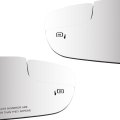 Left And Right Side Mirror Glass For 2012d For Focus Heated Replaces Cm5z-17k707-h Cm5z-17k707-g