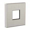 Heyalan Shower Flange Cover Brushed Nickel 2 5a Arm Replacement Square Escutcheon Plate For Head Arms 1pc Wall Mount 