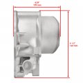 Caltric Front Cylinder With Piston And Ring Compatible Kawasaki Brute Force 750 Kvf750 05-11 85 Mm Bore
