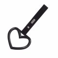 Kei Project Tsurikawa Subway Handle Ring Train Bus Japanese Bosozoku Drift Charm Plastic Strap Heart Black 