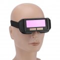 Walfront Welding Glasses 1 Pair Solar Eye Protection Safety Goggles Dark Autodarkening Helmet Black Shade 9-13 Light 4-6