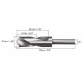 Uxcell Reduced Shank Drill Bit 27mm High Speed Steel Hss 4241 With 1 2 Inch Straight