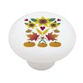 Autumn Spread Decorative High Gloss Ceramic Drawer Knob 