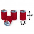 Superman Solitude Tire Rim Wheel Aluminum Valve Stem Caps