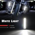 Opp Ulite Motorcycle Highway Bar Lights Switchback Dream Chasing Color White Amber Turn Signal For 1-1 4 Inch Driving Crash Bar