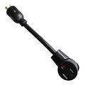 Parkworld 691951 Power Adapter Cord 3-prong Generator 30a Locking L5-30p Male To Welding 50 Amp 6-50r Female 