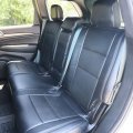 Kuafu Synthetic Leather Seat Cover Kits Compatible With 2011-2019 Jeep Grand Cherokee Laredo Front And Rear Protector Black