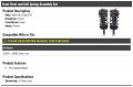 Front Strut And Coil Spring Assembly Set Of 2 Compatible With 2004-2006 Scion Xa