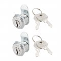 Uxcell Cam Lock 5 8 Cylinder Length With No 9 Screw-on Type Cabinet Locks Fits Up To 3 Thickness Panel Keyed Different 2pcs