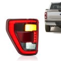 Hecasa Left Full Led Tail Light For 2021-2023d F150 W Blind Spot Replacement For Fo2800286 Rear Taillight Brake Lamp Led Tube 