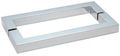 Crl Polished Chrome Sq Style 18 Back-to-back Towel Bar 