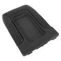Center Console Lid Black Artificial Leather Armrest Cover Replacement For Pickup Truck Car Interior