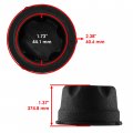 Caltric 4x Front And Rear Left Right Wheel Cap Compatible With Suzuki Kingquad 500 Lt-a500 Axi 2009