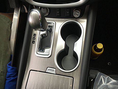 Generic Matte Car Cup Holder Gear Shift Panel Cover Trim Fit For Nissan Murano 2015 2016 2017