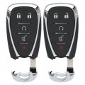 Aintier 2pcs Key Fob Shells Case For 2017-29 Chevrolet Cruze 1 6l 2018-2020 Equinox 1 5l