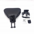 Httmt Sbb015- Adjustable Driver Rider Backrest Compatible With H-d Touring Street Glide Flhx Flhr 09-18