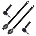 4 Piece Front Inner And Outer Tie Rod End Es3538 Ev80211 For Dodge Ram 1500 2003 To 2008 2500 3500 2013 