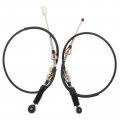 Xtremeamazing 2pcs Manual Transmission Shift Control Cable For Rav4 1996-2000 
