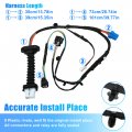 X Autohaux 2pcs Rear Door Harness With Connectors For Dodge Ram 1500 2500 3500 4500 5500 56051931aa 56051931ab 56051694aa