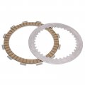Road Passion 17 Pcs 21441-31d20-000 Clutch Plates Steel Friction 21451-44b00-000 Replacement For Suzuki Vl1500 Intruder Lc