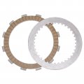 Road Passion 17 Pcs 21441-31d20-000 Clutch Plates Steel Friction 21451-44b00-000 Replacement For Suzuki Vl1500 Intruder Lc