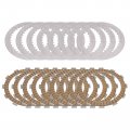 Road Passion 17 Pcs 21441-31d20-000 Clutch Plates Steel Friction 21451-44b00-000 Replacement For Suzuki Vl1500 Intruder Lc