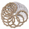 Road Passion 17 Pcs 21441-31d20-000 Clutch Plates Steel Friction 21451-44b00-000 Replacement For Suzuki Vl1500 Intruder Lc