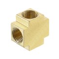 Brass 4 Way Pipe Fitting G1 Female Barstock Cross Adapter For Water Fuel Air Transport Connect Pipelines 