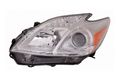 Driver Side Headlight Lens Housing 312-11b7l-us1 For Toyota Prius 2012-2015 Halogen Clear Plastic Waterproof Assembly 