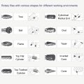 Uxcell Tungsten Carbide Rotary Files 1 8 Shank Double Cut Top Toothed Cylinder Shape Burrs Tool 3mm Dia For Die Grinder Wood