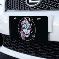 Graphics More Cyborg Android Robot Science Woman Face Novelty Metal Vanity Tag License Plate 