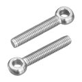 4pcs M5 X 30mm Lifting Eye Bolts 304 Stainless Steel Machinery Shoulder Swing Bolt Ring Eyebolt For Pipeline Gate Valves 
