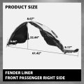 Front Right Fender Liner Inner Splash Shield For Ford Explorer Police Interceptor Utility Base Sport 4-door 2016-2019 Passenger