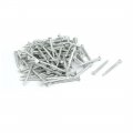 Hardware Nails 1 5-inch Length Carbon Steel Point Tip Wall Cement Silver Tone 200pcs 