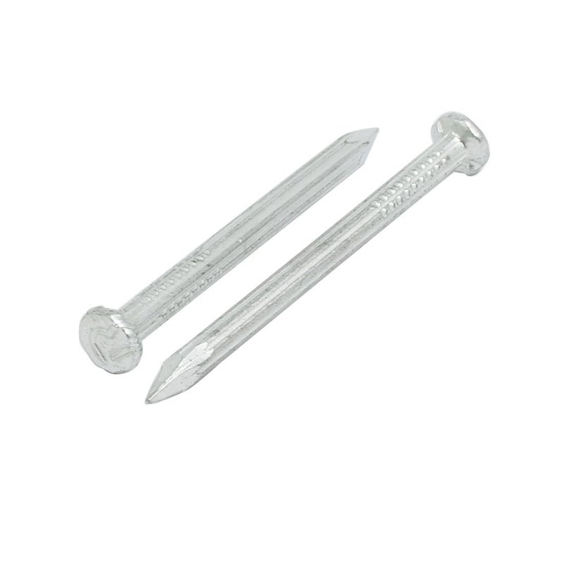 Hardware Nails 1 5-inch Length Carbon Steel Point Tip Wall Cement Silver Tone 200pcs
