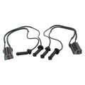 2pcs Ignition Coil With Spark Plug Cap For Honda Shadow 1100 Ace Aero Spirit Sabre Vt1100 