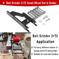 5 Sizes Small Wheel Holder Kit For Belt Grinder 2a 72 Knifes Making Grinder Pcs Includes 1 2a 8a 3 4a 7 1a