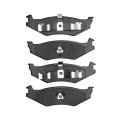 Rear Disc Brake Pads For 1994 Dodge Shadow 4000 Hybridynamic Series Set Of 4 0 62 In Inner Pad Thickness 