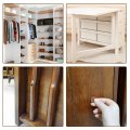Uxcell Screw Hole Cover Stickers 12mm Dia Pvc Self Adhesive Covers Caps For Wood Furniture Cabinet Shelf Wardrobe Black 6 Sheet