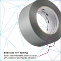 3m Vinyl Duct Tape 3903 Gray 2 In X 50 Yd 6 5 Mil