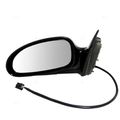 Driver Side Power Non Heated Replacement Door Mirror For Buick Lesabre Textured Black Convex Glass Left Mount 