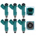 6pcs 12 Holes Gasoline Fuel Injectors 23250 31010 For 03 10 Toyota 4runner 07 09 Fj Cruiser 05 11 Tacoma Tundra 4 0l