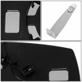 Non Heated Or Blind Spot Fo1324158 Factory Style Flat Side View Mirror Glass Lens Manual Adjust Compatible With Ford C-max