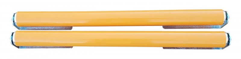 2-pack 22a Long Polyurethane Coated Roller With Bracket 1 5a Dia