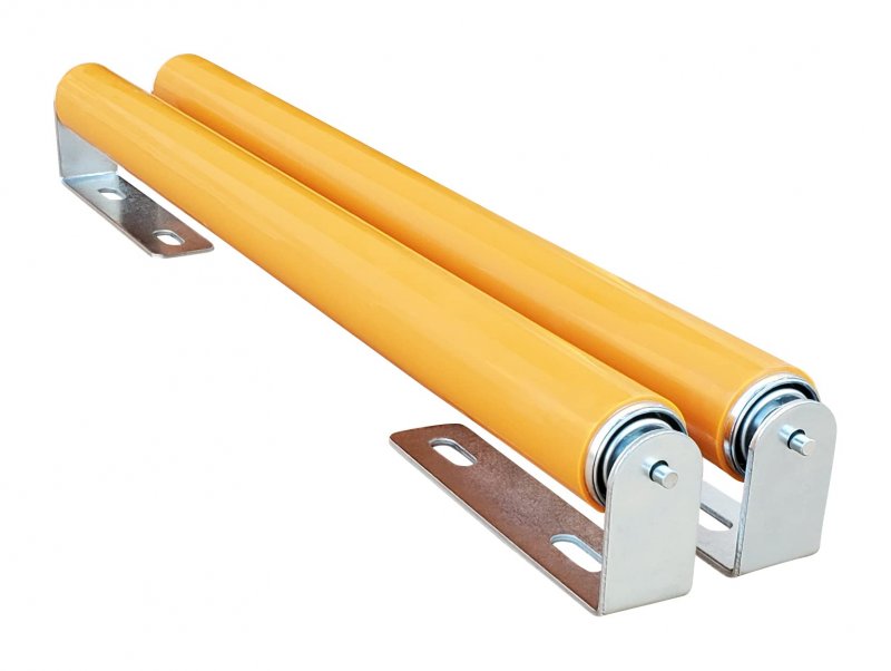 2-pack 22a Long Polyurethane Coated Roller With Bracket 1 5a Dia